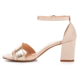 Vinceza-Sandalen aus Wildleder mit hohem Absatz braun 1