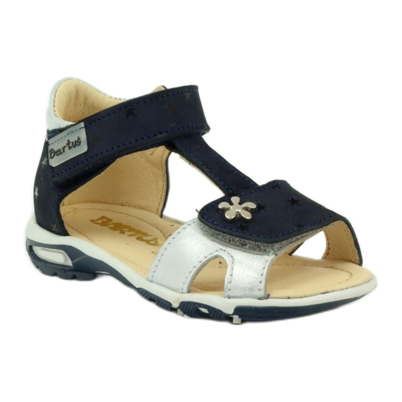 Klettsandalen Bartuś 138 marineblau navy blau grau 1