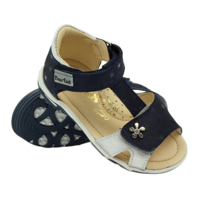 Klettsandalen Bartuś 138 marineblau grau 3
