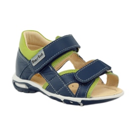 Klettsandalen Bartuś 137 marineblau navy blau grün 1