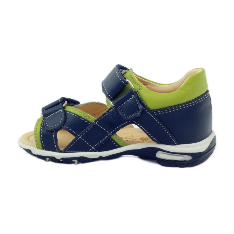 Klettsandalen Bartuś 137 marineblau navy blau grün 2