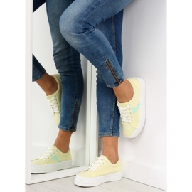 Gelbe K1831401 Amarillo Sneaker mit hoher Sohle 1