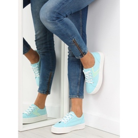 Blaue K1831401 Celeste Sneakers mit hohen Sohlen 1