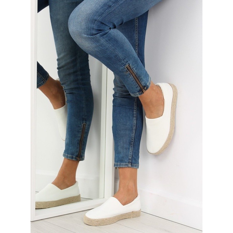 Espadrilles zum Hineinschlüpfen weiß k1833801 blanco 2