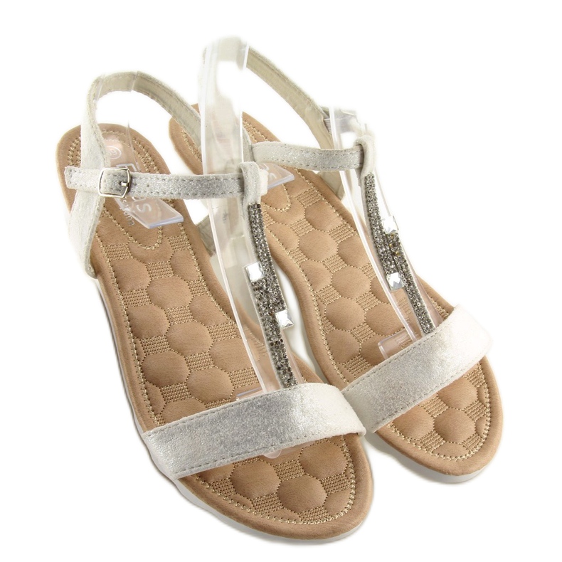 Weiße Sandalen für Frauen 769 weiß 1