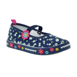 American Club Amerikanische Sneaker mit Lederinnensohle marineblau 1