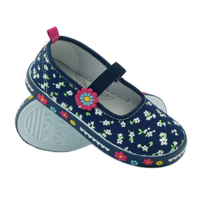 American Club Amerikanische Sneaker mit Lederinnensohle navy blau 3