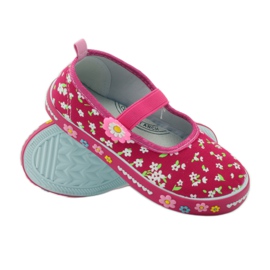 American Club Amerikanische Sneaker mit Lederinnensohle rosa 3