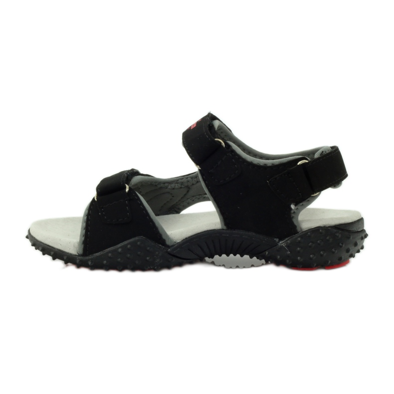 American Club Sandale mit Einsatz aus amerikanischem 5267-Leder schwarz 2