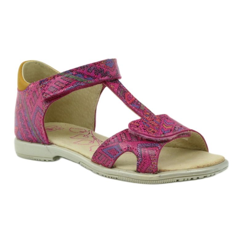 Sandalen mit Klettverschluss Aztekenmuster Ren But 3296 rosa 1