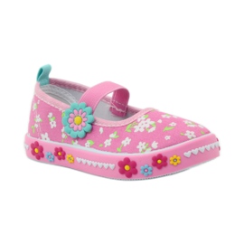 American Club Amerikanische Sneaker mit Lederinnensohle grün gelb rosa 2