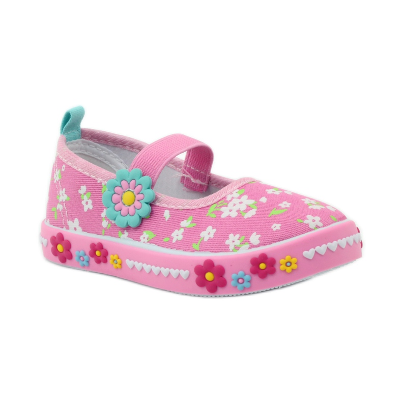 American Club Amerikanische Sneaker mit Lederinnensohle grün gelb rosa 2