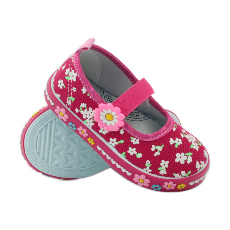 American Club Amerikanische Sneaker mit Lederinnensohle grün gelb rosa 4