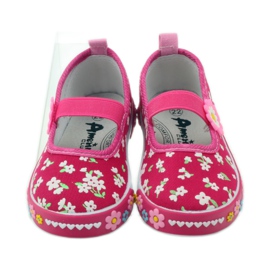 American Club Amerikanische Sneaker mit Lederinnensohle grün gelb rosa 5