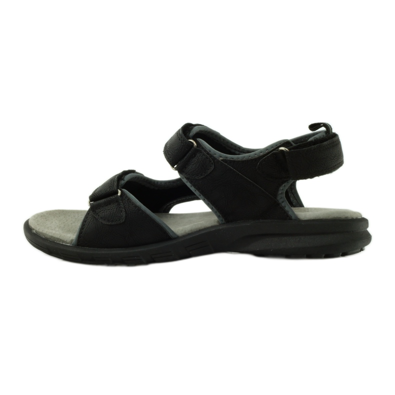 American Club Sandalen mit einem amerikanischen Ledereinsatz von 1906 schwarz 2