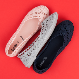 Seastar Ballerinas aus grauer Spitze 2