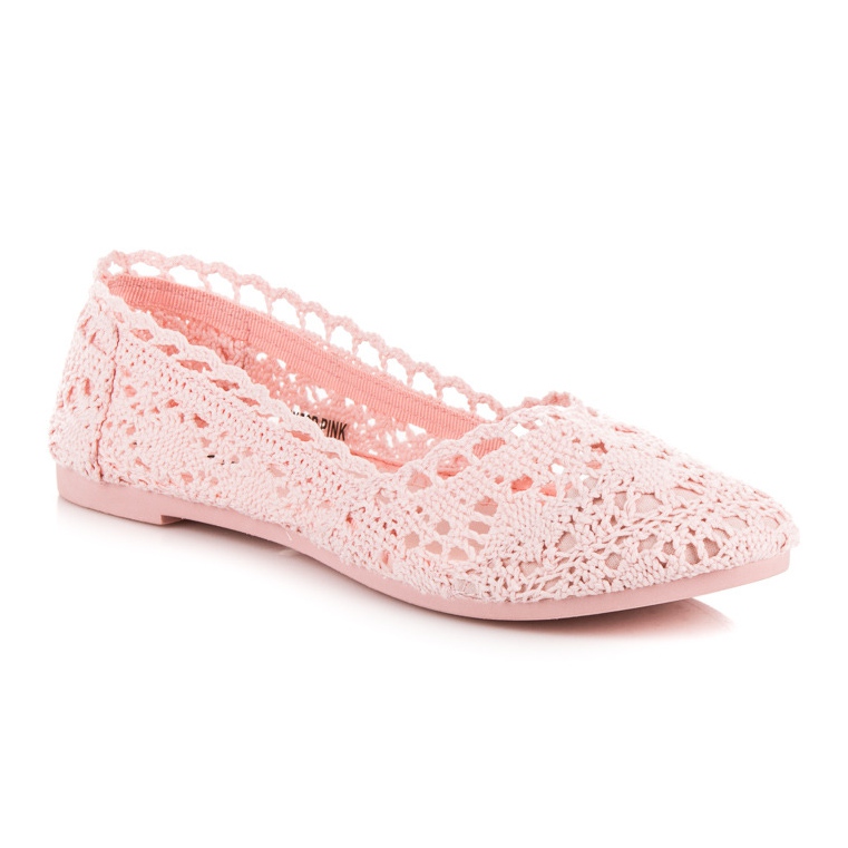 Seastar Ballerinas aus rosa Spitze 2