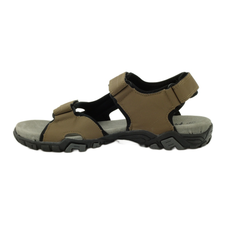 American Club Amerikanische 0072 braune Sportsandalen 2