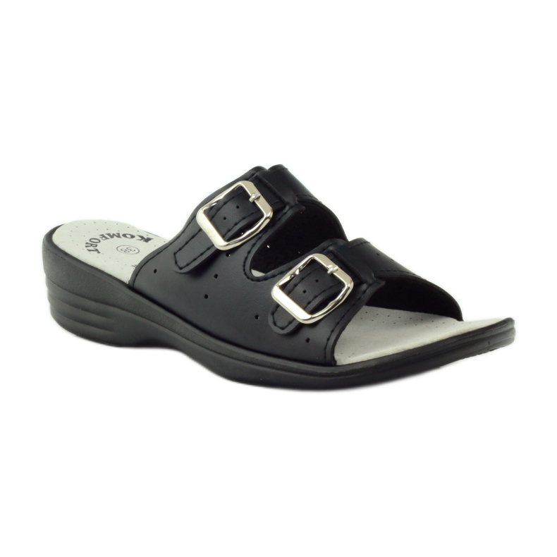 American Club Bequeme medizinische Hausschuhe American 2/2018 schwarz 1