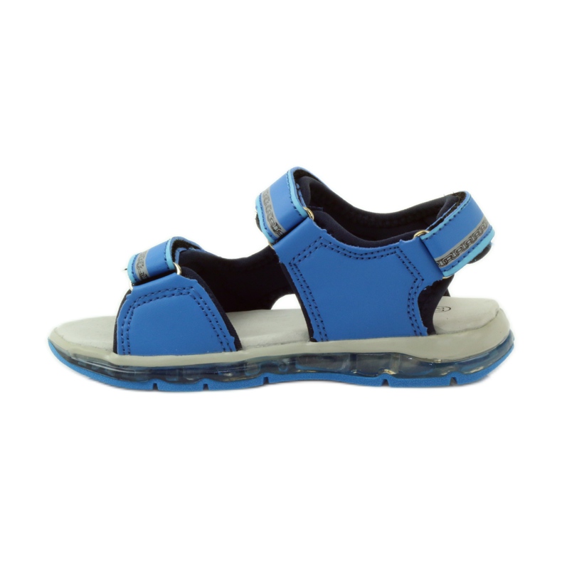 American Club Leuchtende Sandalen aus amerikanischem Leder blau 2