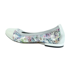 Damenballerinas elastisch Gamis 1402 grau mehrfarbig 2