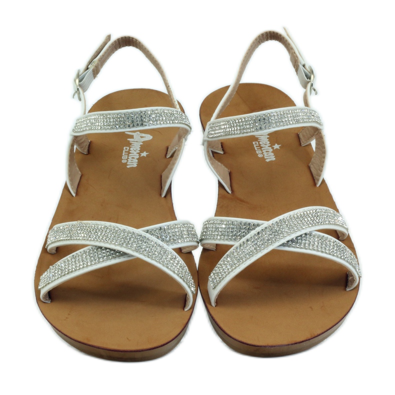 American Club Sandale mit Zirkonia American 170430 weiß 4