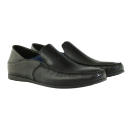 Schwarze Herren Slipper Badura 3151 3