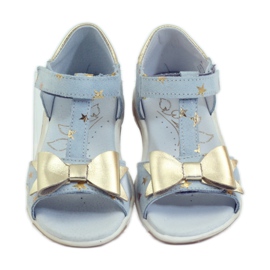 Sandalen Sterne mit Schleife Ren But 3199 gelb blau 4