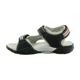 American Club Amerikanische Sandalen Kinderschuhe Lederinnensohle rot grau schwarz 2
