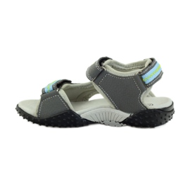 American Club American 1718 Ledereinsatz grau blau schwarz 2