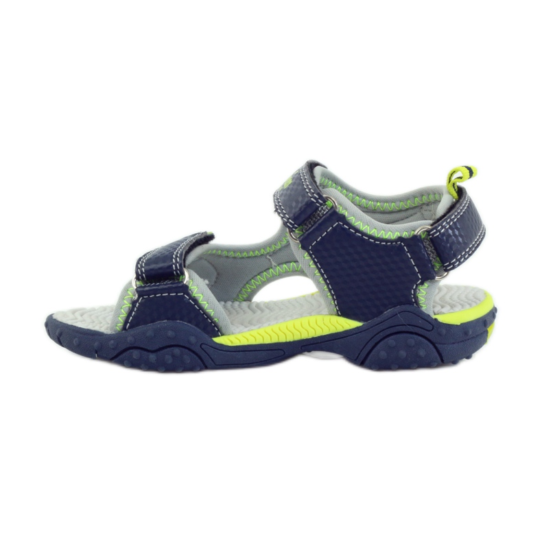 American Club Kinderschuhe Sandalen leuchtend amerikanisch 1702 marineblau navy blau grün grau 2