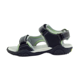 American Club Kinderschuhe Sandalen leuchtend amerikanisch 1702 grün grau blau schwarz 2