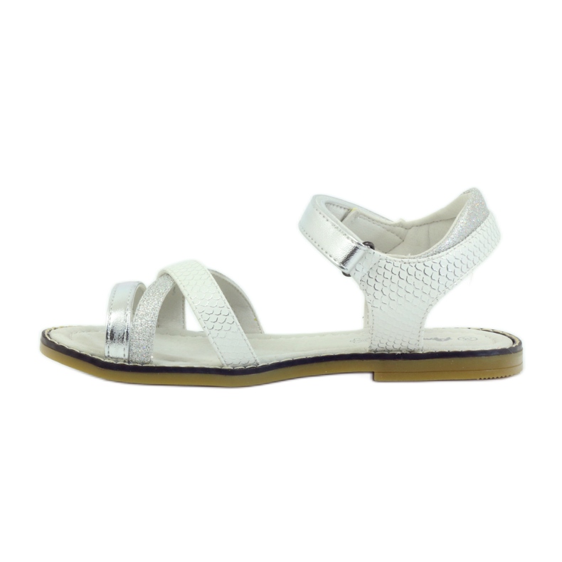 American Club Amerikanische Sandalen Kinderschuhe Lederinnensohle grau 2