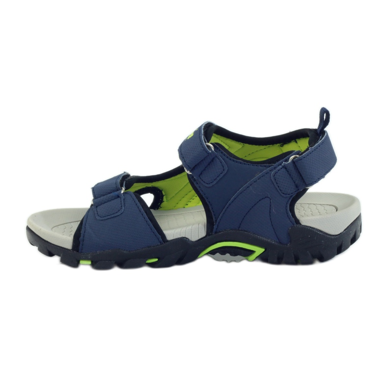 American Club Amerikanische Sandalen Kinderschuhe Schaumstoffeinlage navy blau 2