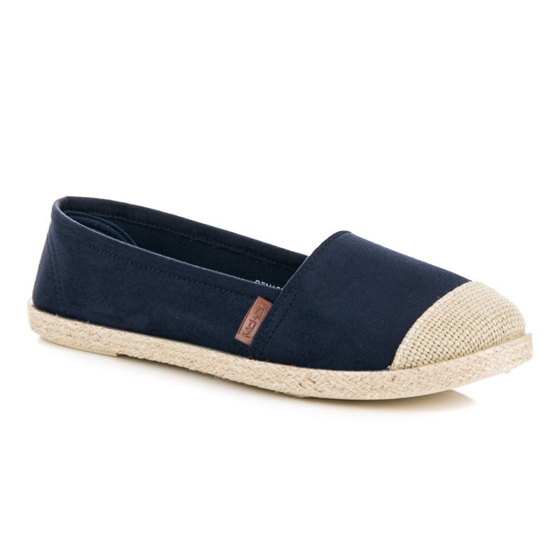 McKey Marineblaue Espadrilles aus Wildleder 1