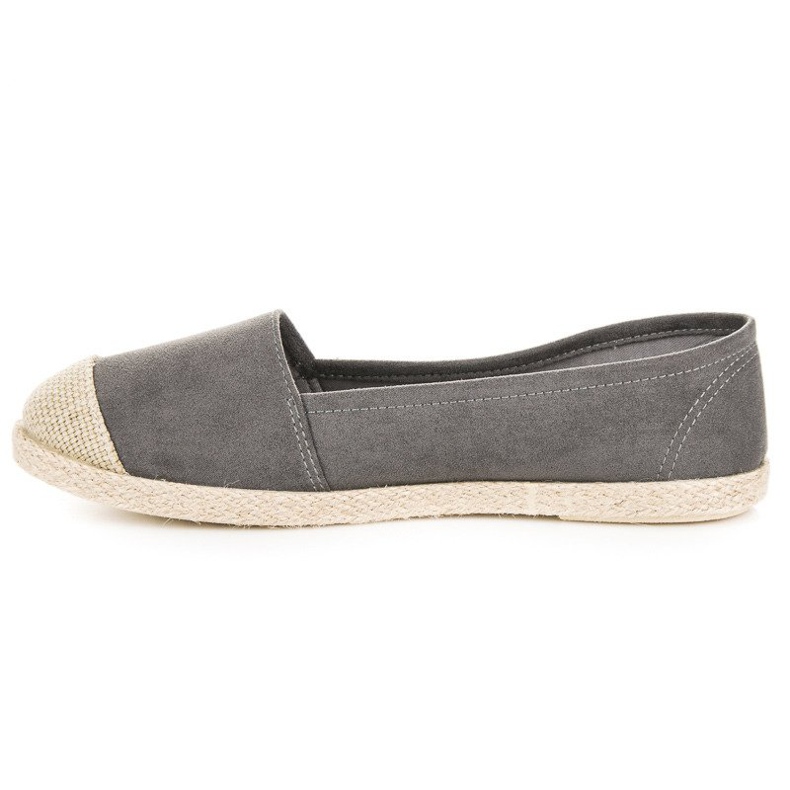 McKey Espadrilles aus grauem Wildleder 1