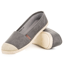 McKey Espadrilles aus grauem Wildleder 2