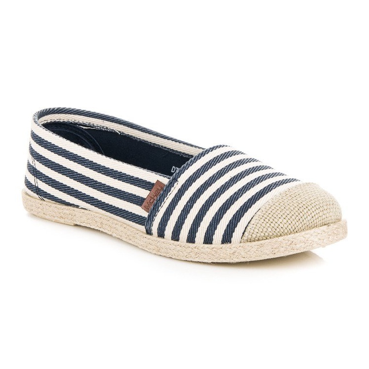 McKey Gerippte Espadrilles blau 1