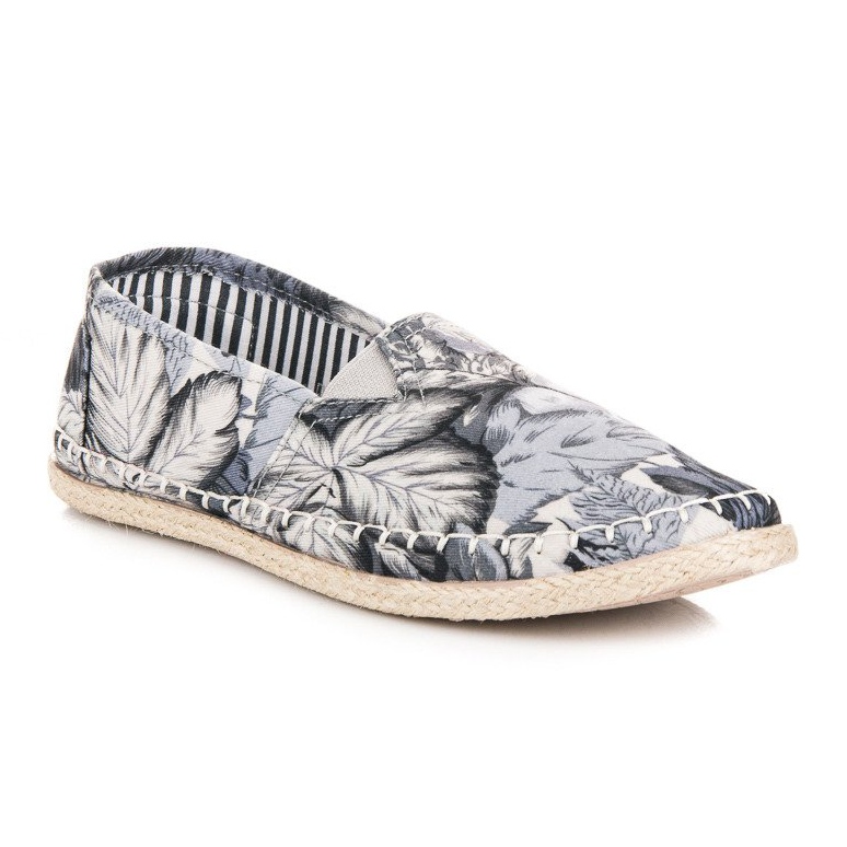 McKey Bequeme graue Espadrilles 1