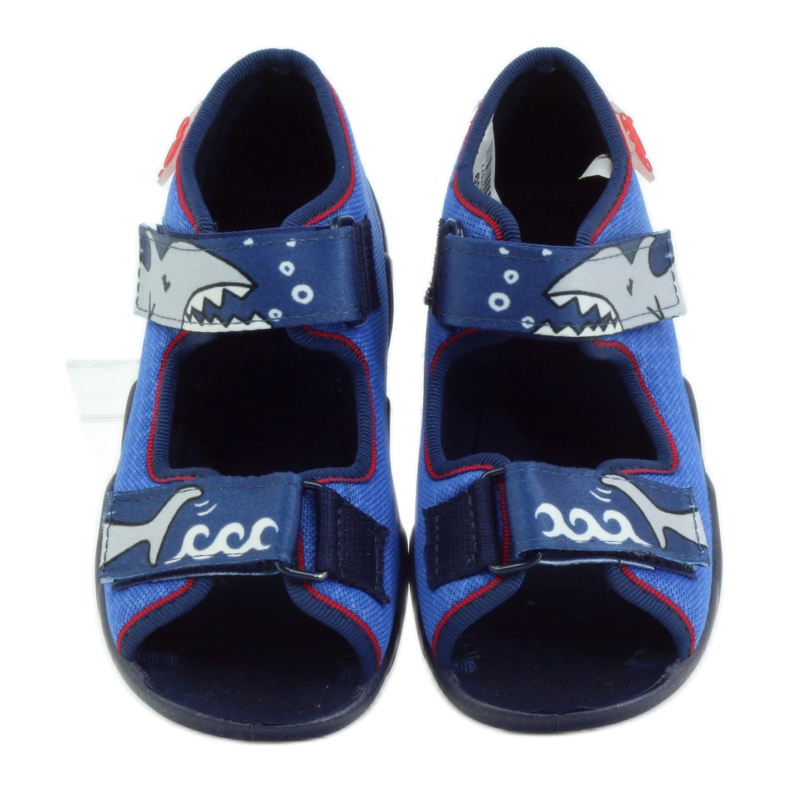 Befado Kinderschuhe Hausschuhe Sandalen 250p069 marineblau blau 4
