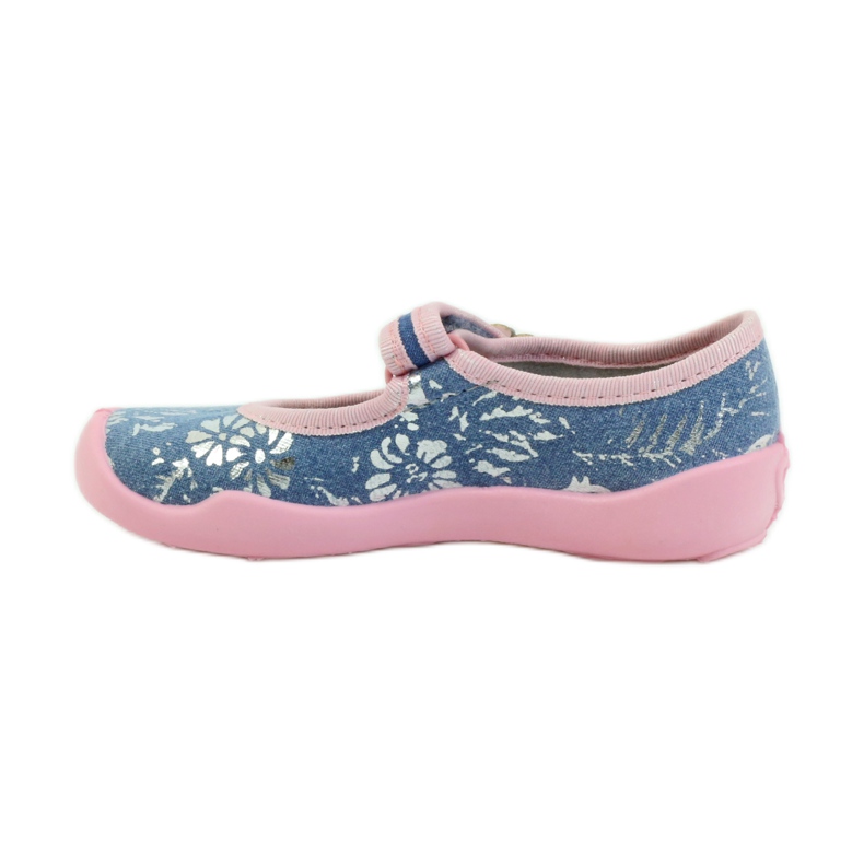 Befado Kinderschuhe Ballerinas Hausschuhe 114x280 rosa grau blau 2