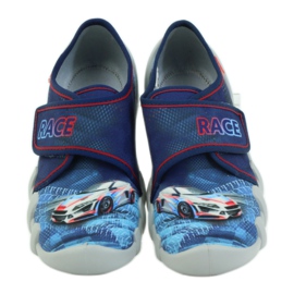 Befado Kinderschuhe Hausschuhe 273y222 marineblau rot blau 4