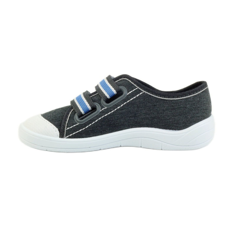 Befado Kinderschuhe, Turnschuhe, Hausschuhe 672x059 grau blau 2