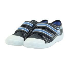 Befado Kinderschuhe, Turnschuhe, Hausschuhe 672x059 grau blau 3