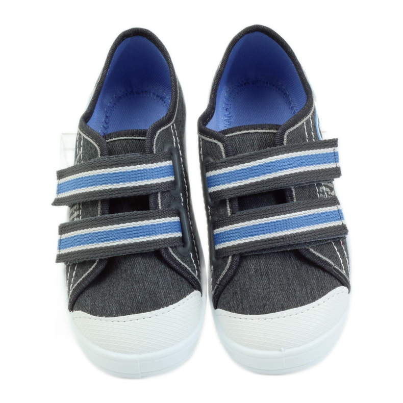 Befado Kinderschuhe, Turnschuhe, Hausschuhe 672x059 grau blau 4