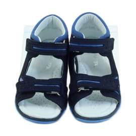 Sandalen mit Klettverschluss Bartek 31825 marineblau navy blau 4