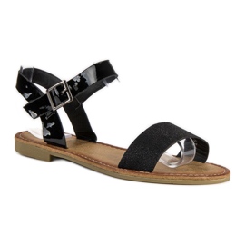 Comer Elegante schwarze Sandalen 1