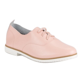 MAZARO Puderlederschuhe rosa 1