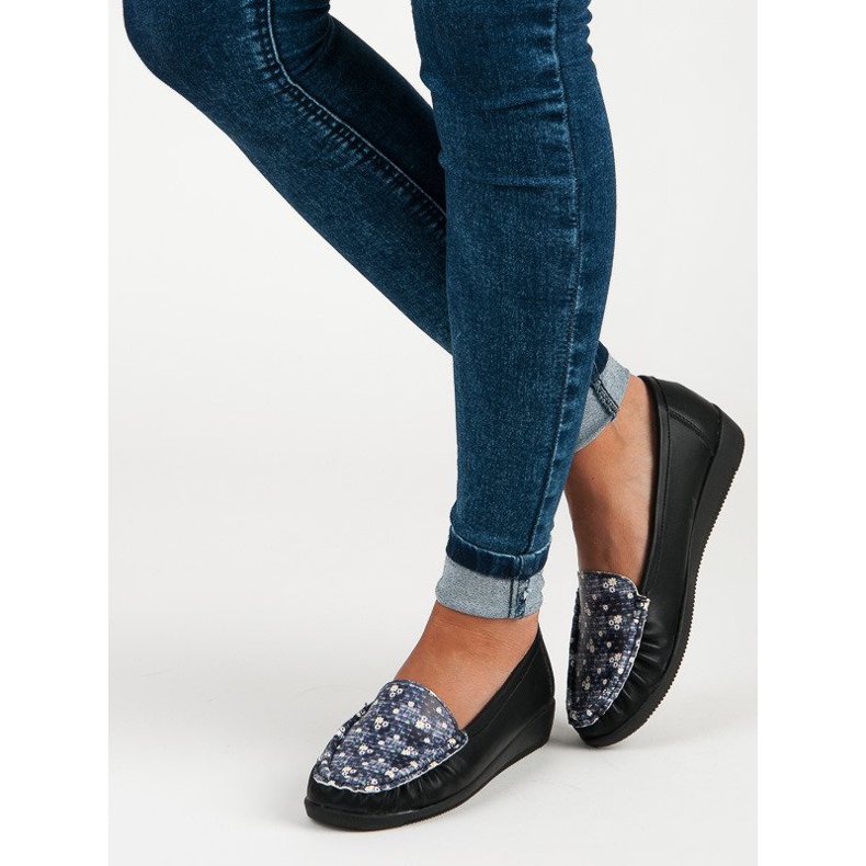 Tullo Schwarze Loafer 1