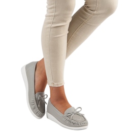 Tullo Graue Loafer für Damen 2